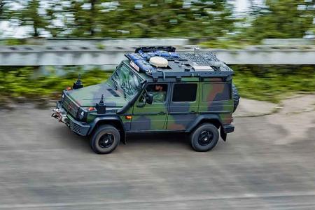 08/2025 Mercedes G Wolf Bundeswehr Erprobung