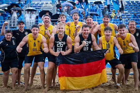 World Games: Gold und Silber für DHB-Beachhandballer