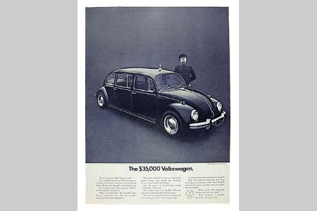 VW Käfer 35.000 Dollar Anzeige