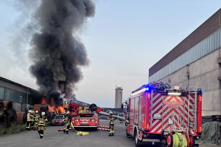 Einsatzlage bei Eintreffen; Foto: Feuerwehr Essen