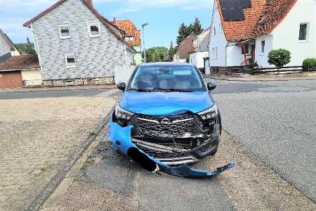 Beschädigter Pkw