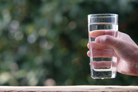 Zwischendurch Wasser trinken