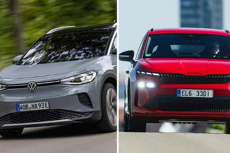 Skoda Enyaq und VW ID.4 Skoda Enyaq und VW ID.4