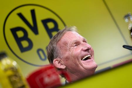Joachim Watzke präsentiert die Zahlen