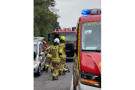 Einsatzstelle Feuerwehr Alpen