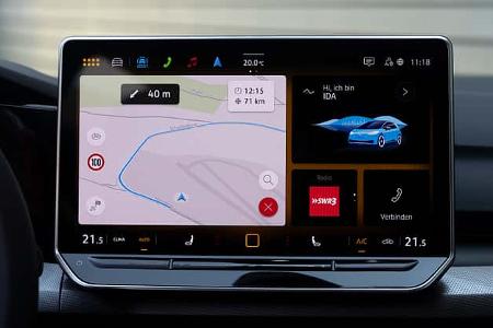 VW Golf 8.5 1.5 eTSI, Infotainment, Touchscreen