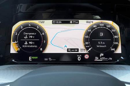 VW Golf 8.5 1.5 eTSI, Kombiinstrument