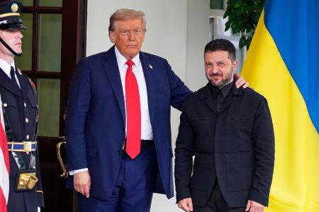 Der Empfang für den ukrainischen Präsidenten Selenskyj im Weißen Haus war freundlich.