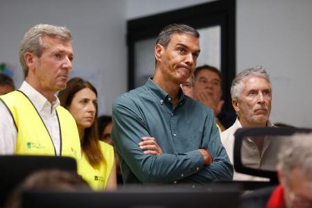 Am Dienstag wurde Spaniens Regierungschef Pedro Sánchez in der Brandregion der Extremadura erwartet.