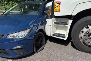 Lkw Pkw-Crash