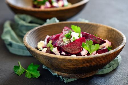 Salat aus Rote Bete