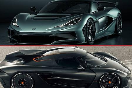Koenigsegg Jesko absolut gegen Rimac Nevera R Koenigsegg Jesko absolut gegen Rimac Nevera R