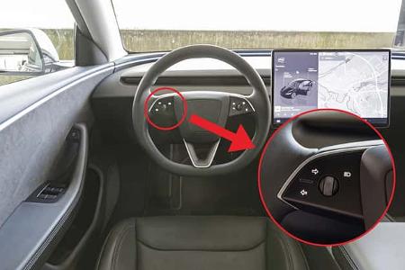 Tesla streicht Blinkertasten und wechselt zu Blinkerhebeln Tesla streicht Blinkertasten und wechselt zu Blinkerhebeln