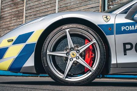 07/2022, Ferrari 458 Italia Polizeiauto in Tschechien