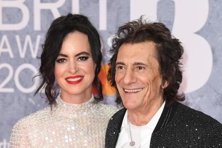 Ron Wood und Sally Humphreys