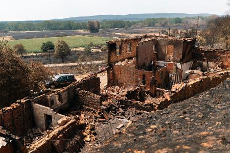 Die Brände in Spanien haben große Schäden angerichtet.