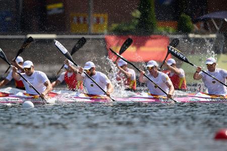 Kajak-Vierer erreicht WM-Finale - Rückschlag für K4 der Frauen Kajak-Vierer erreicht WM-Finale - Rückschlag für K4 der Frauen