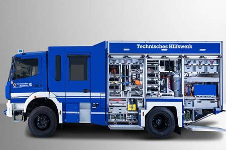 08/2025 Mercedes Atego THW mit Binz-Aufbau