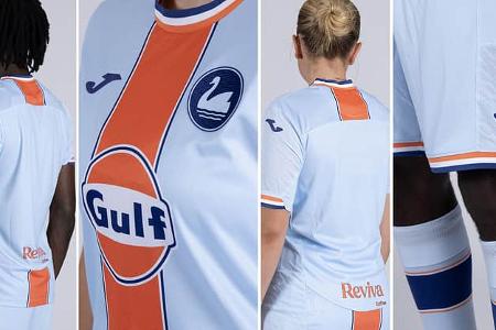 Swansea City Fußball Trikot Gulf Racing Design
