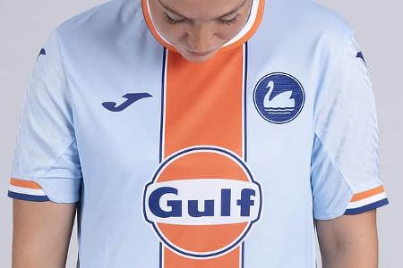 Swansea City Fußball Trikot Gulf Racing Design