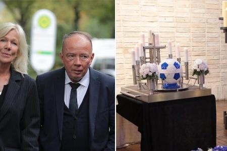 Beisetzung in Fußball-Urne: Promis nehmen Abschied von Ulli Potofski Beisetzung in Fußball-Urne: Promis nehmen Abschied von Ulli Potofski