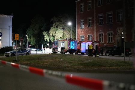 Der mutmaßliche Täter wurde zweimal getroffen.