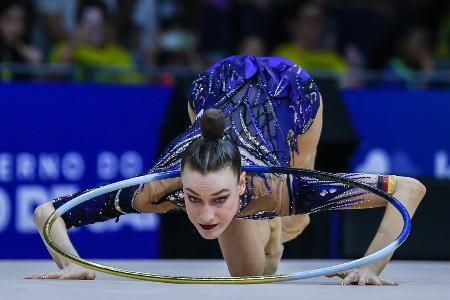 RSG-WM: Varfolomeev holt Gold mit Ball, Keulen und Band RSG-WM: Varfolomeev holt Gold mit Ball, Keulen und Band
