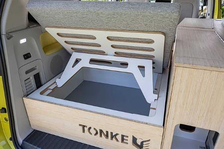 Tonke ID.Buzz Explorer, Heck, Bett Tonke ID.Buzz Explorer, Heck, Bett