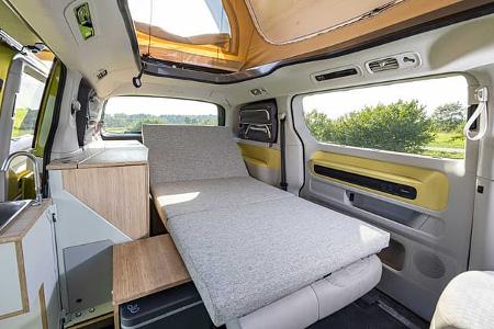 Tonke ID.Buzz Explorer, Innenraum, Sitze, Bett, Lounge Tonke ID.Buzz Explorer, Innenraum, Sitze, Bett, Lounge