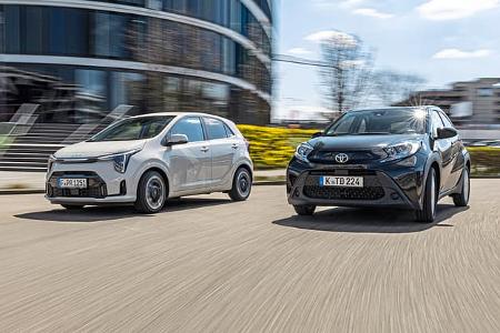Kia Picanto und Toyota Aygo X Kia Picanto und Toyota Aygo X