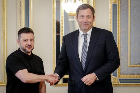 Antrittsbesuch in der Ukraine: Lars Klingbeil