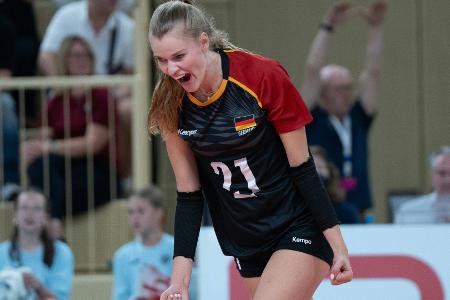 Volleyball-WM: DVV-Frauen nach zweitem Sieg im Achtelfinale Volleyball-WM: DVV-Frauen nach zweitem Sieg im Achtelfinale