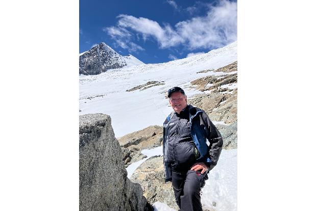 DAV-Vizepräsident Wolfgang Arnoldt warnt vor dem weiteren Abschmelzen der Gletscher. 