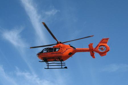 Symbolbild: Rettungshubschrauber im Einsatz Symbolbild: Rettungshubschrauber im Einsatz