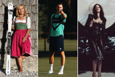 Collage aus Martina Ertl, Julian Draxler und Jenny Ortega