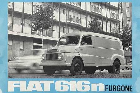 Fiat N 616, Furgone, Werbung 50/60er Jahre Fiat N 616, Furgone, Werbung 50/60er Jahre