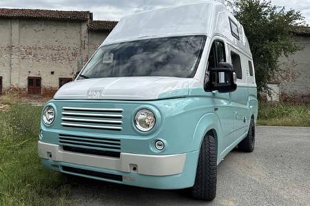 Fiat N 616, Hochdach, Front, Scheinwerfer