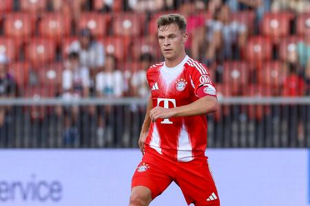 MITTELFELD: Joshua Kimmich - Note: 3,0 - Bekam im Spielaufbau wenig Druck, konnte den tiefen Block des Gegners aber trotzdem nicht verlässlich knacken. Hatte ein paar Glanzmomente im Kombinationsspiel. Es war jedoch kein Gala-Abend von Kimmich.