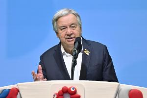 Guterres ist über den russischen Angriff auf Kiew erbost. (Archivbild)