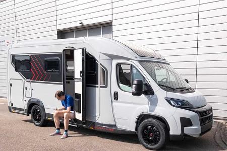 Seitenansicht, Wohnmobil, Bürstner Seitenansicht, Wohnmobil, Bürstner