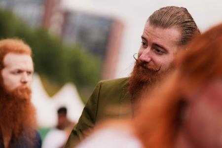 Das Rothaarigen-Festival in Tilburg ist wie ein Familientreff.