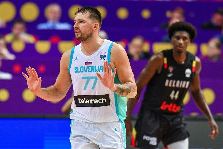 Erster Sieg für Slowenien - Doncic mit Triple-Double Erster Sieg für Slowenien - Doncic mit Triple-Double