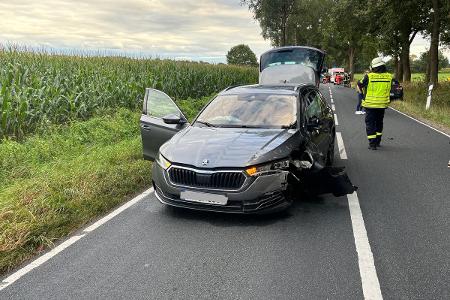 Der verunfallte Skoda Oktavia Der verunfallte Skoda Oktavia