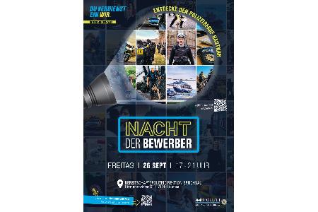 Plakat Nacht der Bewerber Plakat Nacht der Bewerber