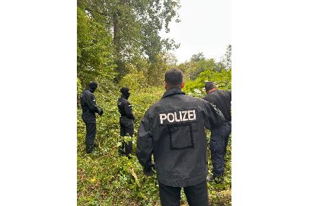 Absuche, Foto: Polizei Hameln