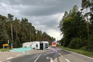 VU Lkw Vollsperrung B9