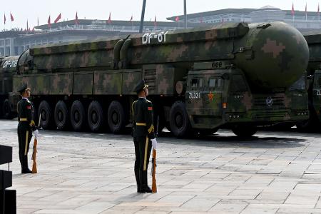 China besitzt schon länger Interkontinentalraketen, die es stets weiterentickelt. 