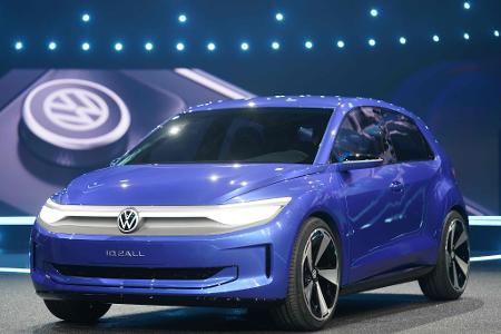 Als Studie hieß der Elektro-Polo 2023 noch ID.2all. Die Serienversion soll jetzt wieder den Namen Polo tragen. (Archivbild) Als Studie hieß der Elektro-Polo 2023 noch ID.2all. Die Serienversion soll jetzt wieder den Namen Polo tragen. (Archivbild)