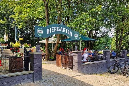 Wohnmobilpark Grünberg, Biergarten
