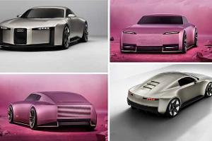 Audi TT und Jaguar Type 00